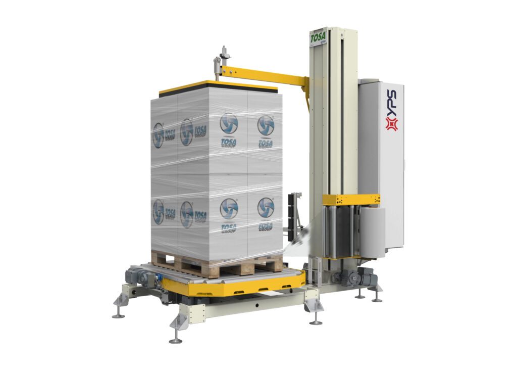 Fully-automatic-stretch-wrapper-turntable